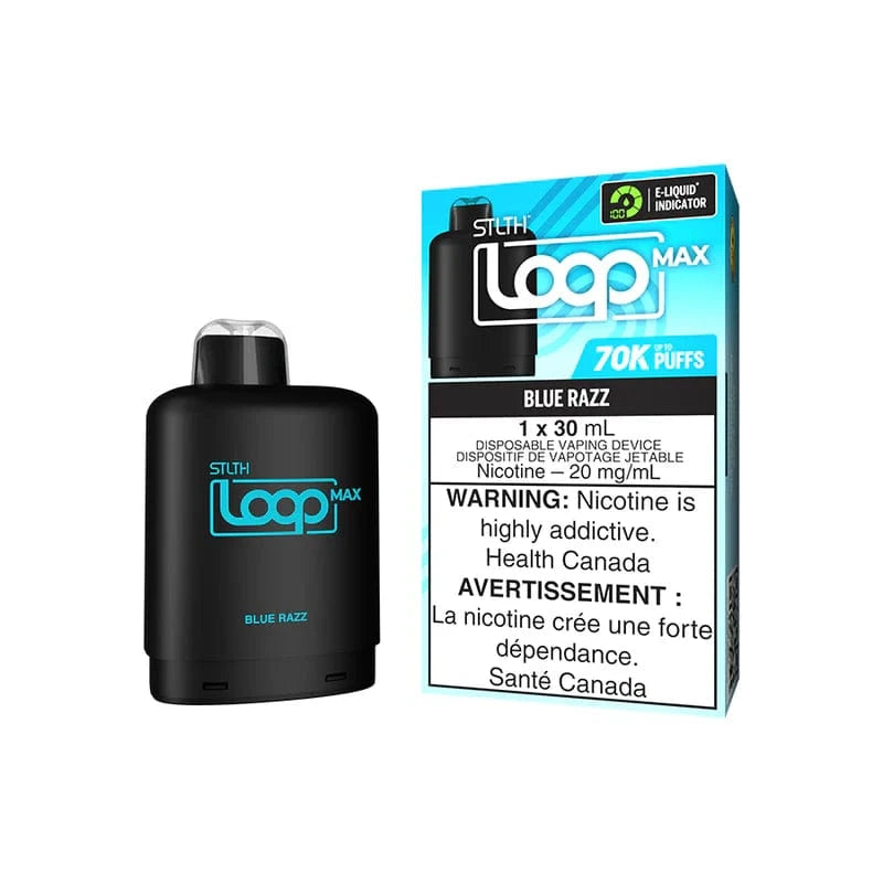 STLTH Loop Max 70K Pod - Blue Razz available on Canada online vape shop