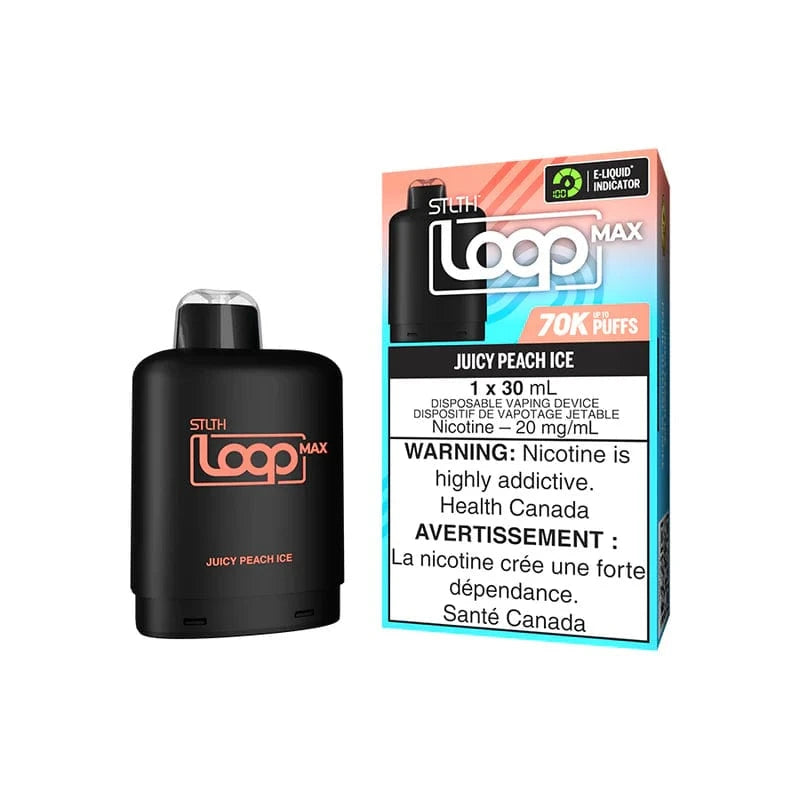 STLTH Loop Max 70K Pod - Juicy Peach Ice available on Canada online vape shop