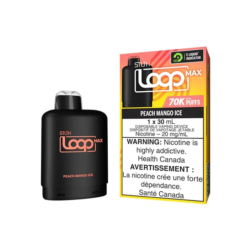 STLTH Loop Max 70K Pod - Peach Mango Ice available on Canada online vape shop