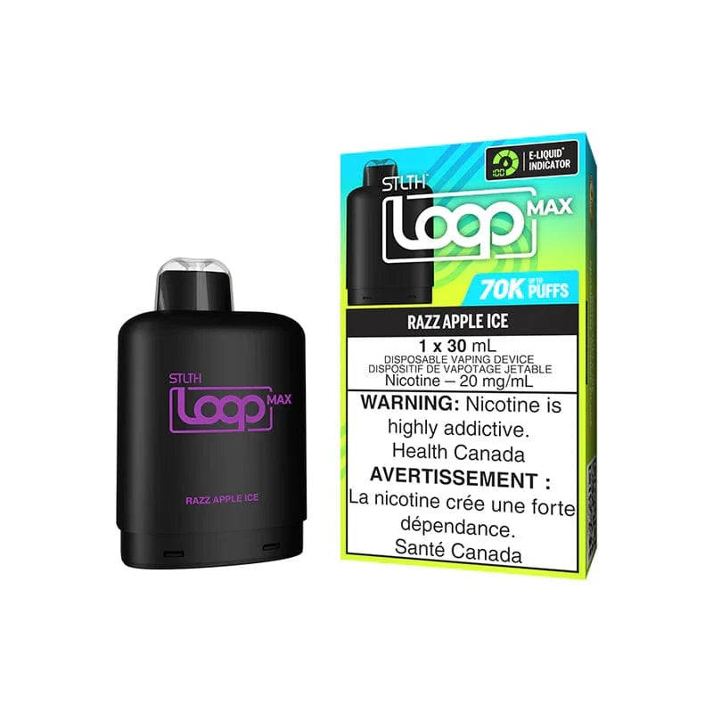 STLTH Loop Max 70K Pod - Razz Apple Ice available on Canada online vape shop
