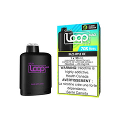 STLTH Loop Max 70K Pod - Razz Apple Ice available on Canada online vape shop