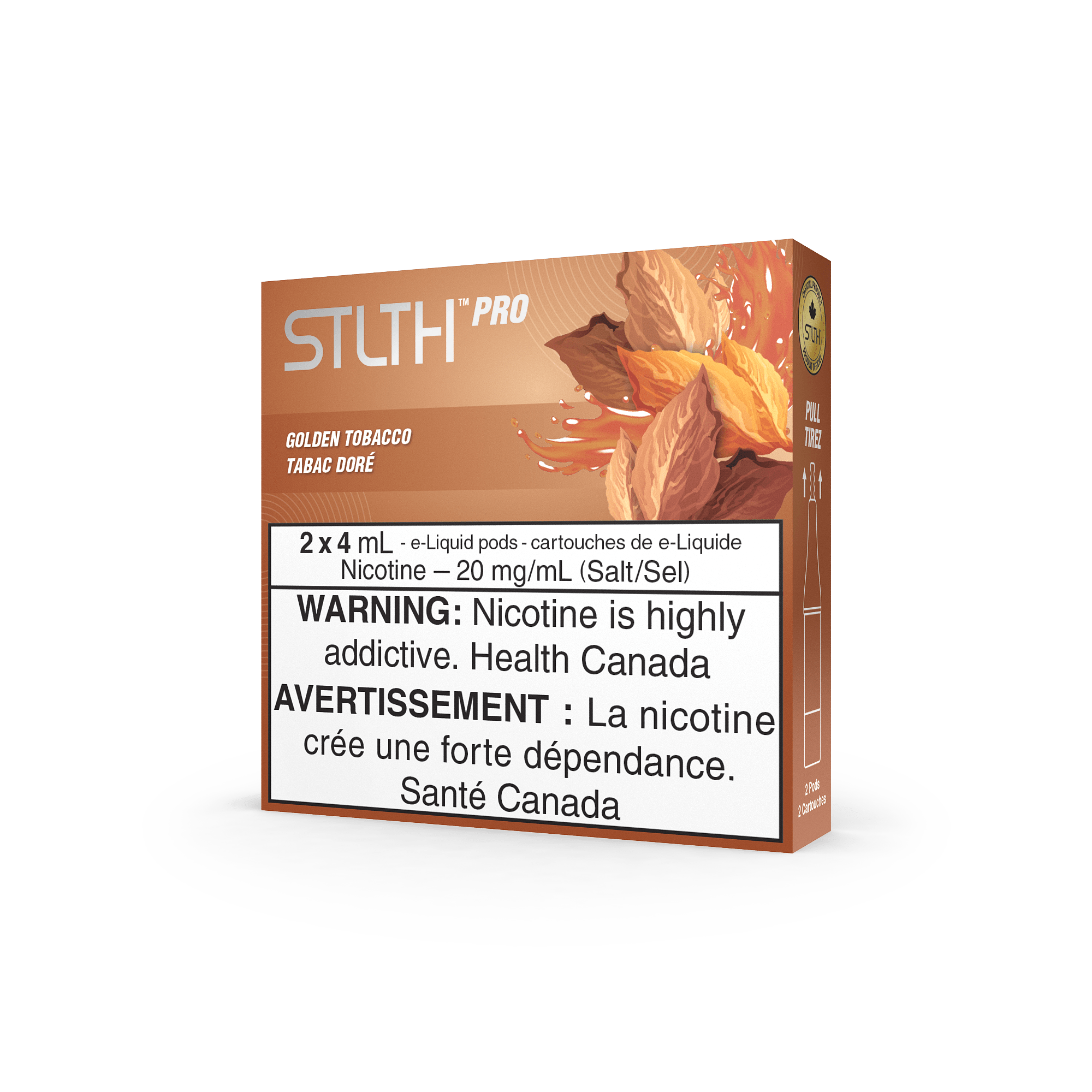 STLTH Pro - Golden Tobacco Vape Pod available on Canada online vape shop