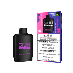 STLTH Switch Pod - Peach Blue Razz Ice + Peach Watermelon Ice available on Canada online vape shop