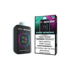 STLTH X Geek Bar 80K - Blueberry Watermelon Ice Disposable Vape available on Canada online vape shop