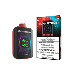 STLTH X Geek Bar 80K - Red Punch Ice Disposable Vape available on Canada online vape shop