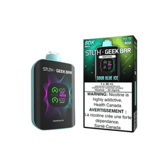 STLTH X Geek Bar 80K - Sour Blue Ice Disposable Vape available on Canada online vape shop