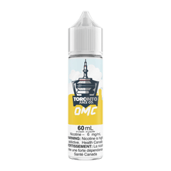 60ml 6mg freebase bottle of Toronto Juice Co - OMC Vape Juice, for big clouds and high freebase nic