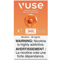 Vuse - Creamy Peach Vape Pod available on Canada online vape shop