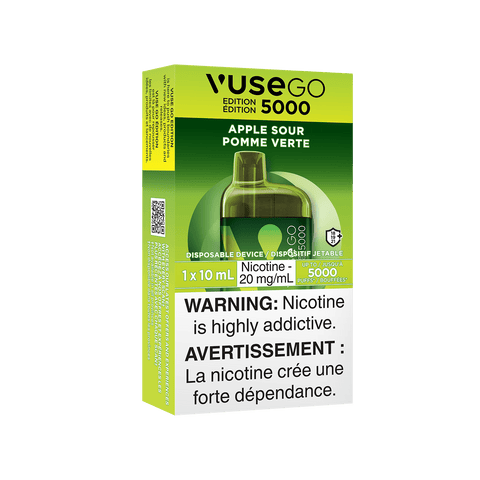 Vuse GO Edition 5000  -  Apple Sour Disposable Vape available on Canada online vape shop