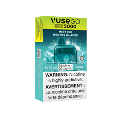Vuse GO Edition 5000  -  Mint Ice Disposable Vape available on Canada online vape shop