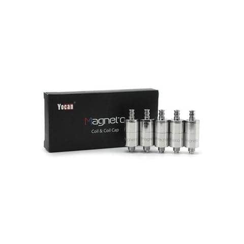 Yocan Magneto Replacement Ceramic Coil & Coil Cap Combo (5 Pack) available on Canada online vape shop