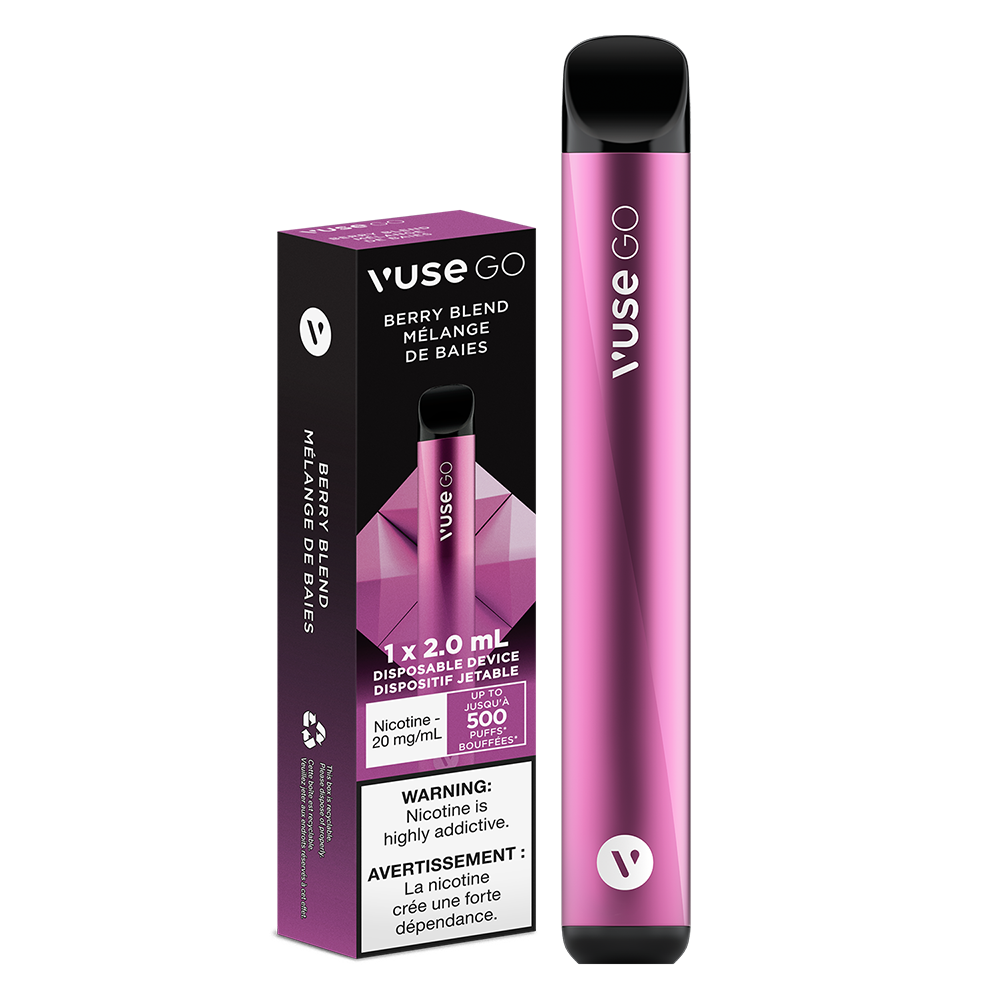 Vuse go berry blend disposable available at dragon vape