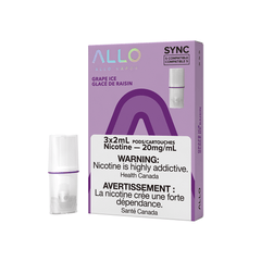 Allo Sync Vape Pod - Grape Ice available on Canada online vape shop