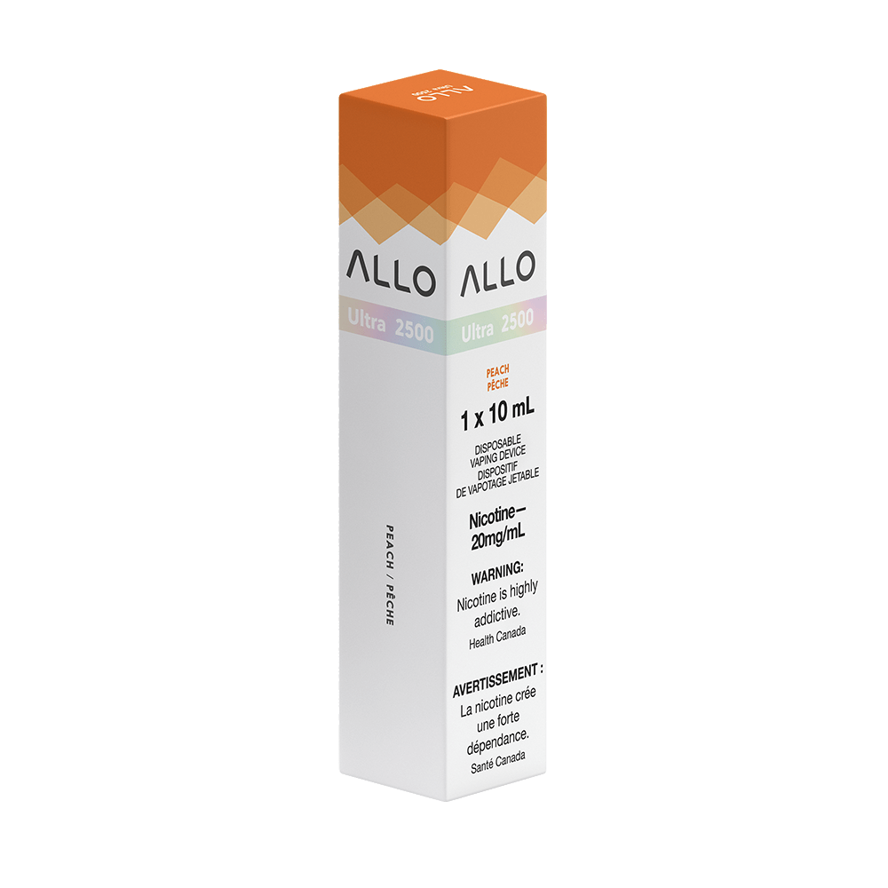 Allo Ultra 2500 Disposable Vape - Peach available on Canada online vape shop