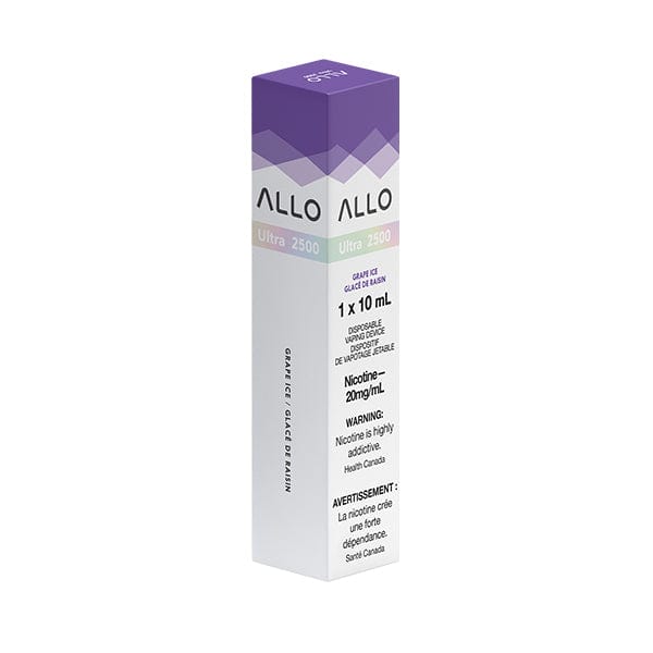 Allo Ultra 2500 - Grape Ice available on Canada online vape shop