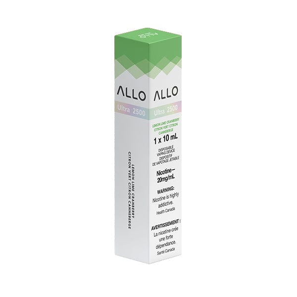 Allo Ultra 2500 - Lemon Lime Cranberry available on Canada online vape shop