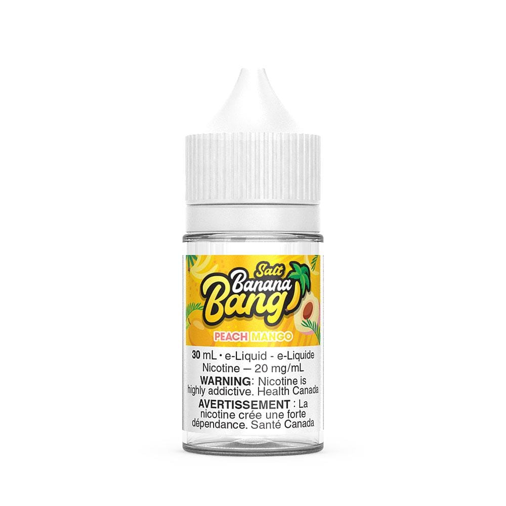 Banana Bang Salt - Peach Mango available on Canada online vape shop