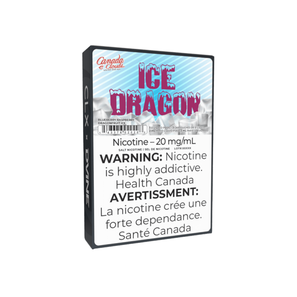 Canada E Clouds Vape Pod - Ice Dragon available on Canada online vape shop