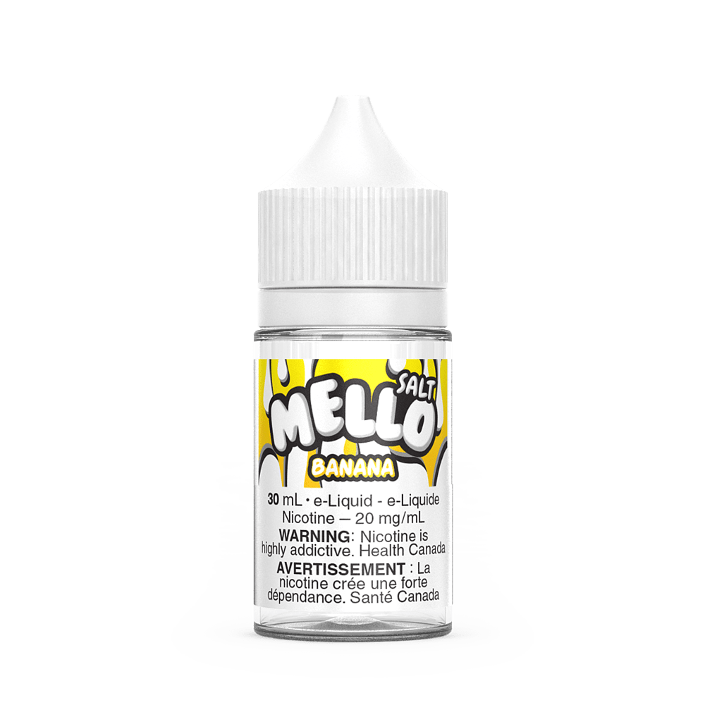 Mello Salt - Banana flavoured salt nicotine vape juice 30ml bottle