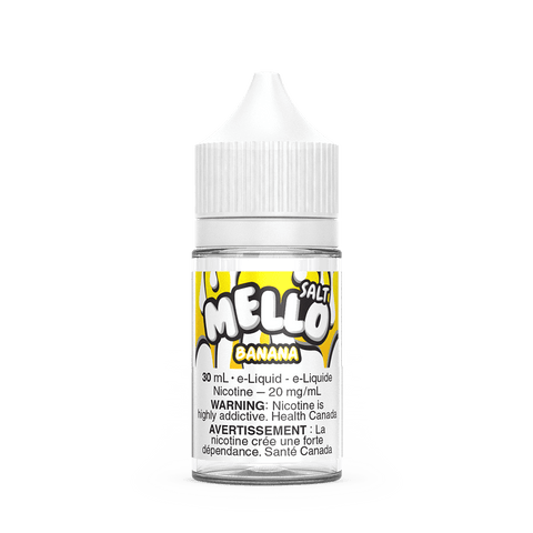 Mello Salt - Banana flavoured salt nicotine vape juice 30ml bottle