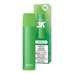 STLTH 3K Disposable Vape - Green Apple Ice available on Canada online vape shop