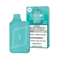 STLTH 5K Disposable Vape - Ice Mint available on Canada online vape shop