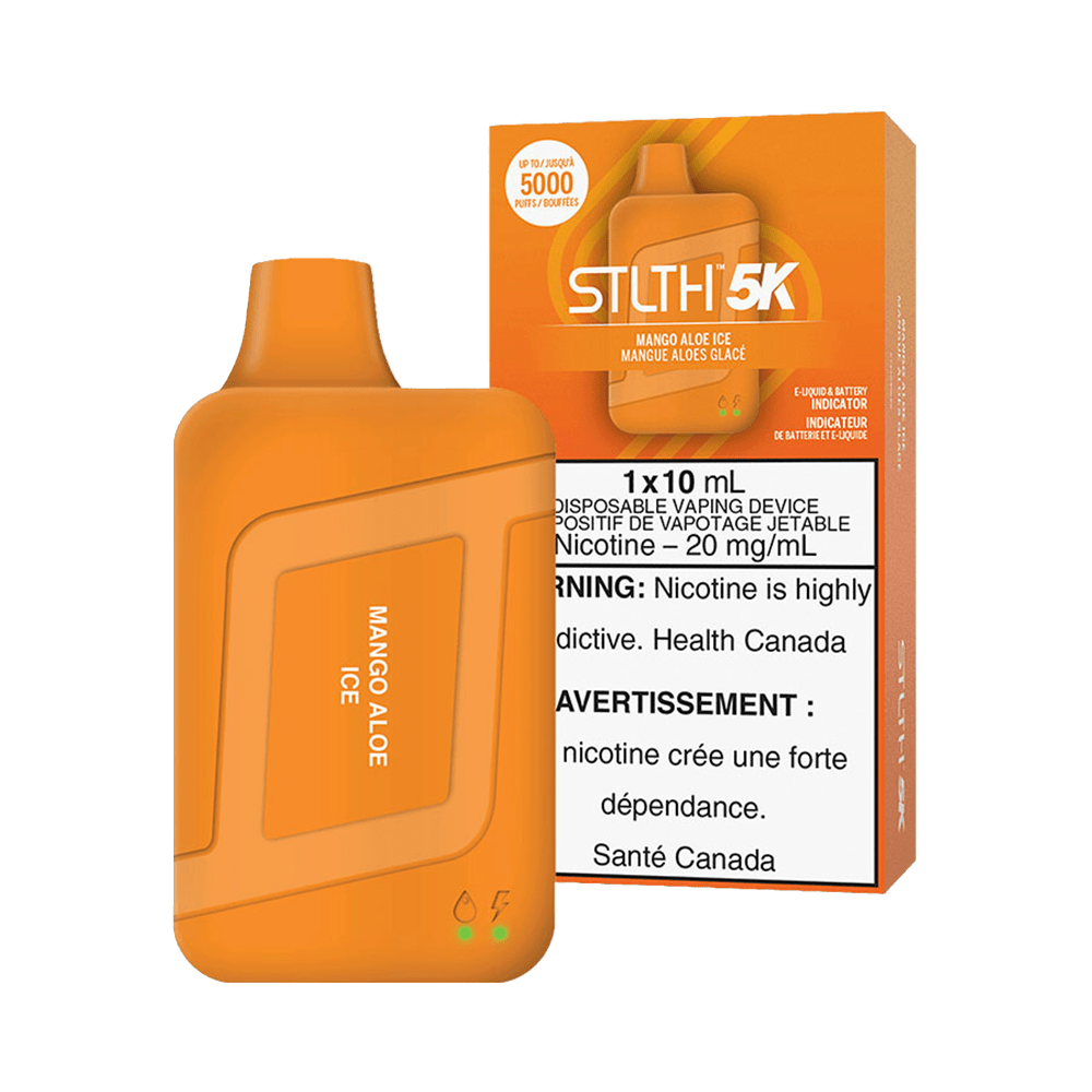 STLTH 5K Disposable Vape - Mango Aloe Ice available on Canada online vape shop