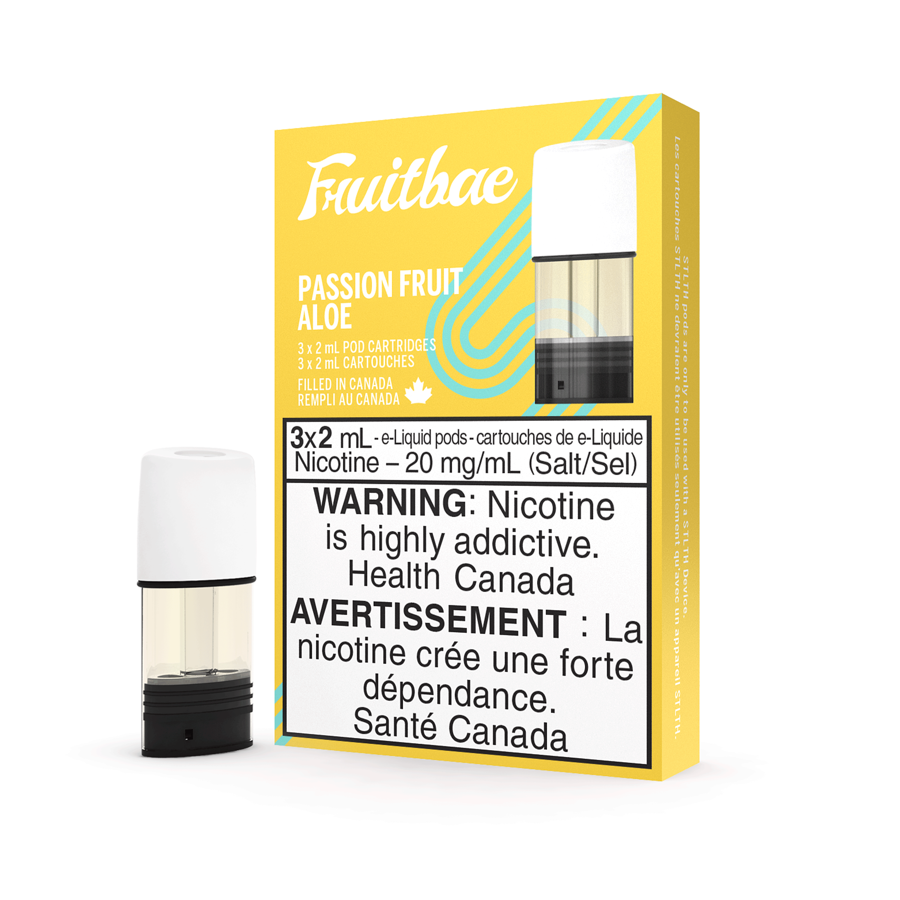 STLTH Fruitbae Vape Pod - Passionfruit Aloe available on Canada online vape shop