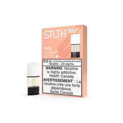 STLTH Pods - Peach (3/PK) available on Canada online vape shop