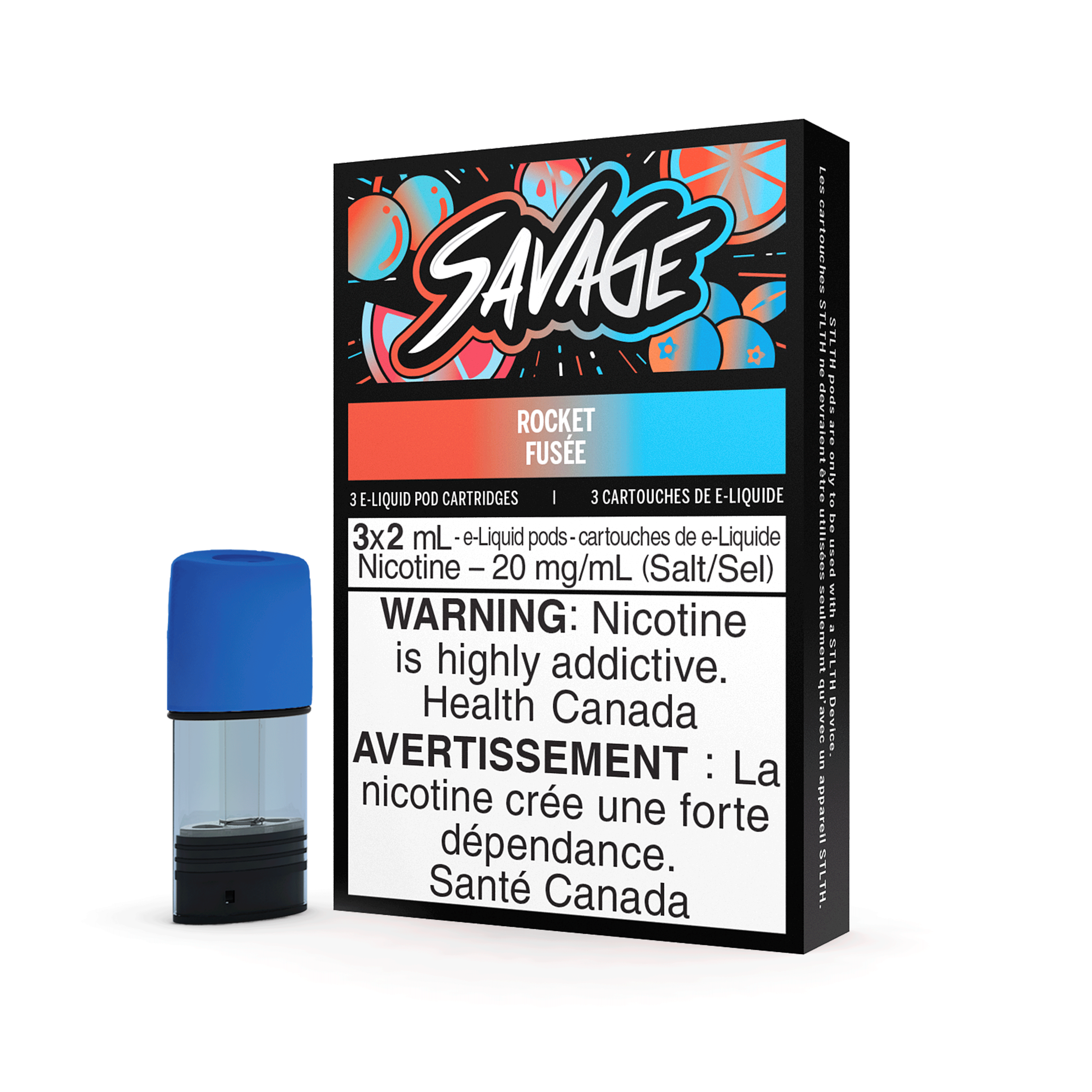 STLTH Savage Vape Pod - Rocket available on Canada online vape shop