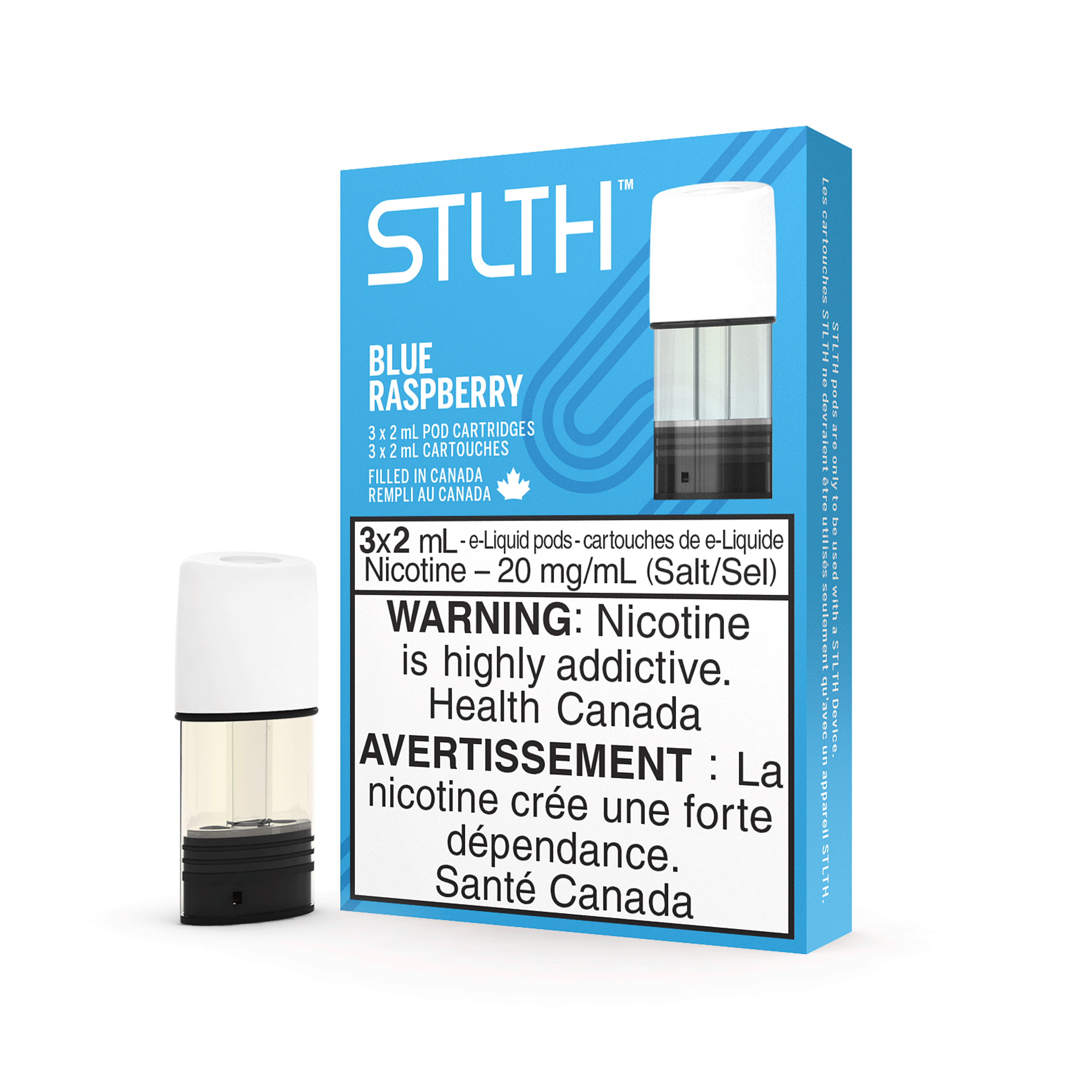 STLTH Vape Pod - Blue Raspberry available on Canada online vape shop