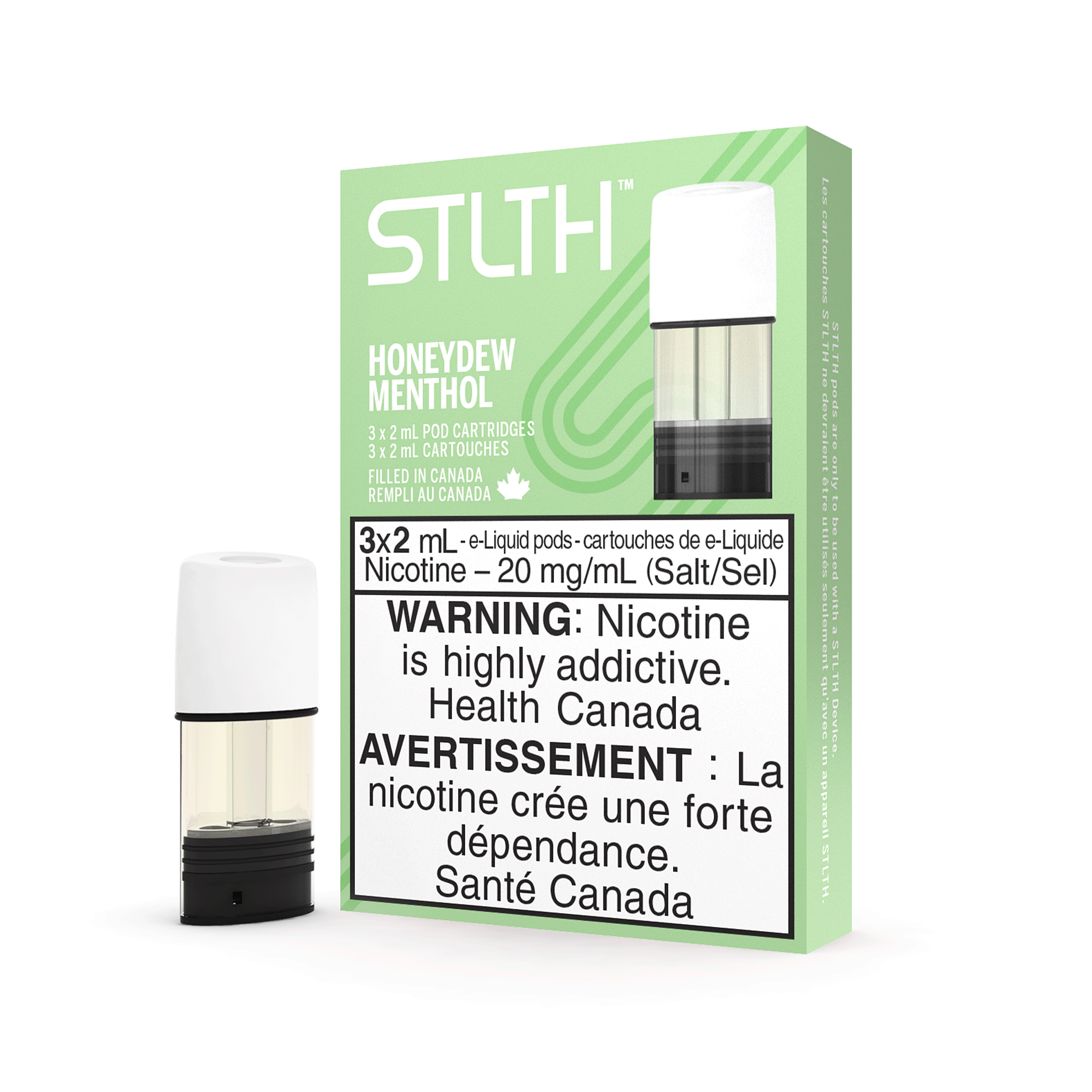 STLTH Vape Pod - Honeydew Menthol available on Canada online vape shop