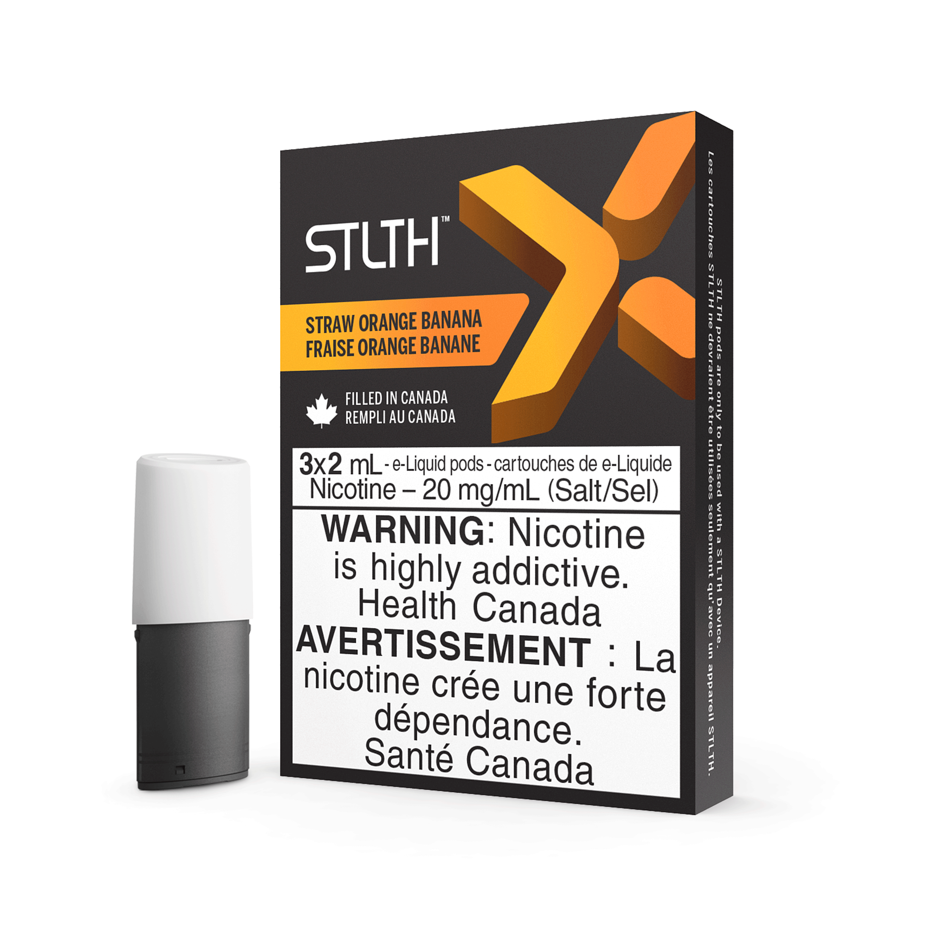 STLTH X Pods - Strawberry Orange Banana (3/PK) available on Canada online vape shop