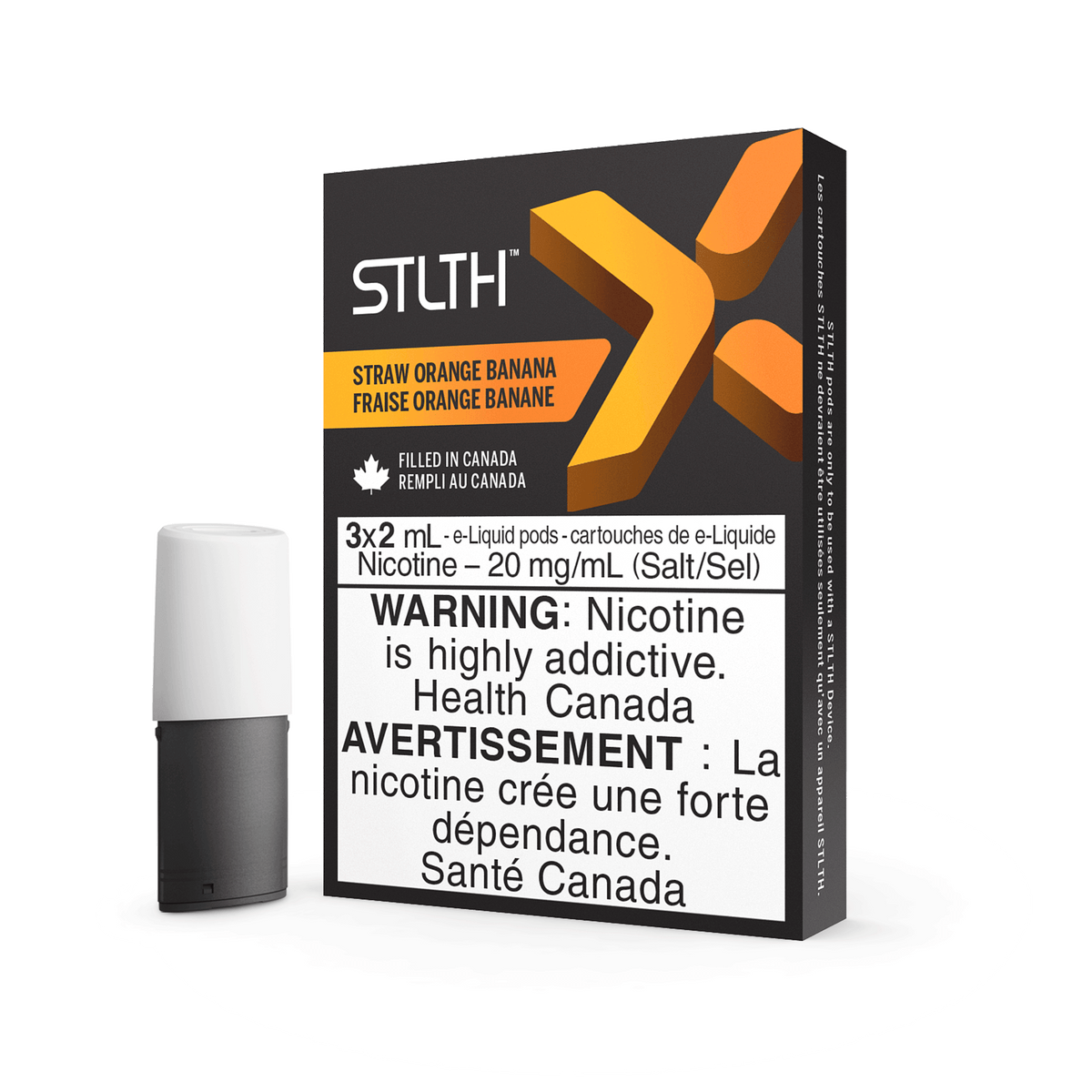 STLTH X Pods - Strawberry Orange Banana (3/PK) available on Canada online vape shop