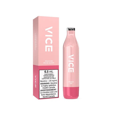 VICE 2500 - Peach Ice available on Canada online vape shop