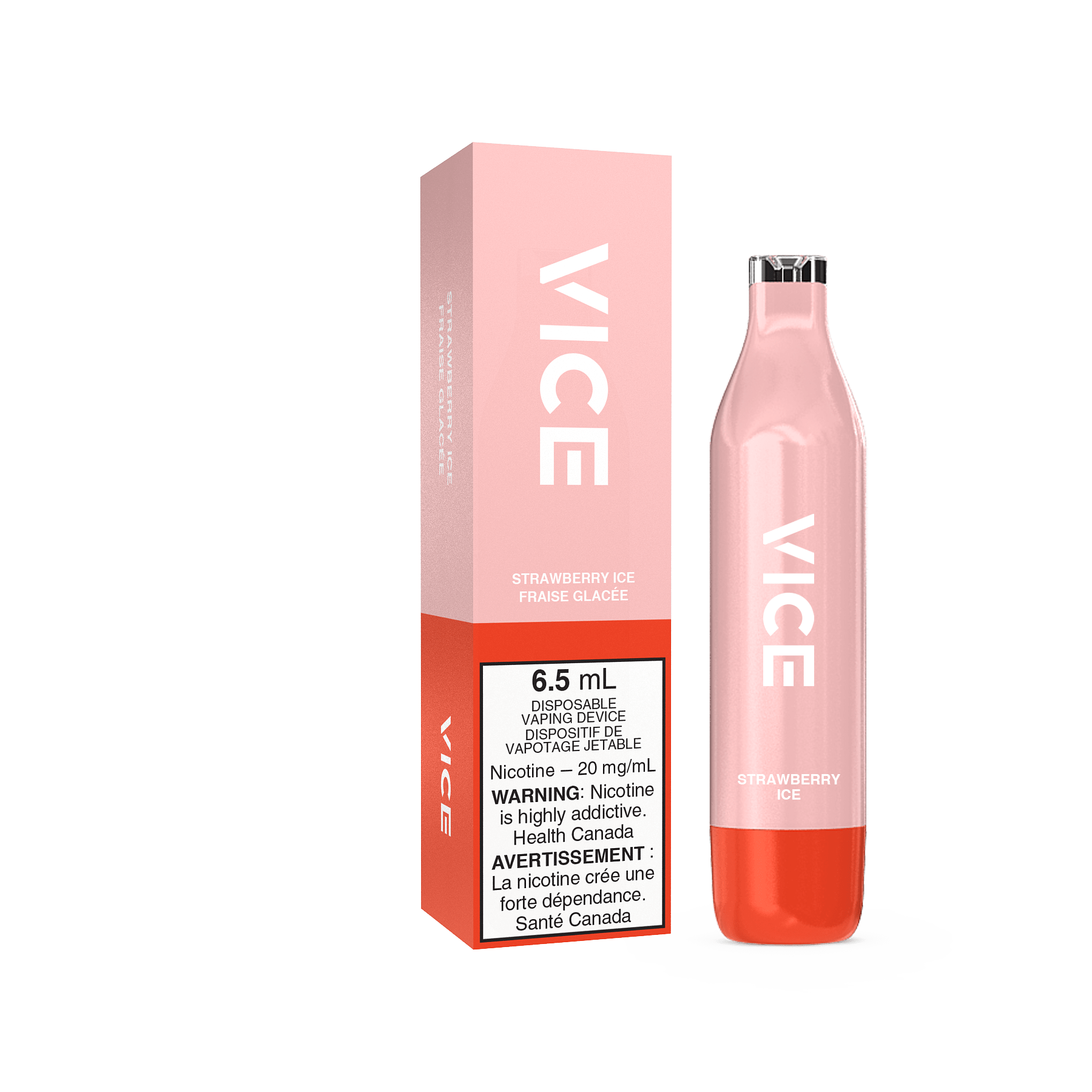 VICE 2500 - Strawberry Ice available on Canada online vape shop
