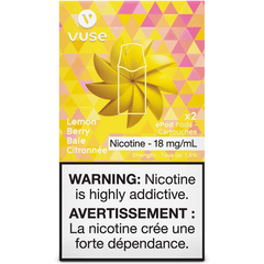Vuse Alto ePods - Lemon Berry (2/Pack) available on Canada online vape shop