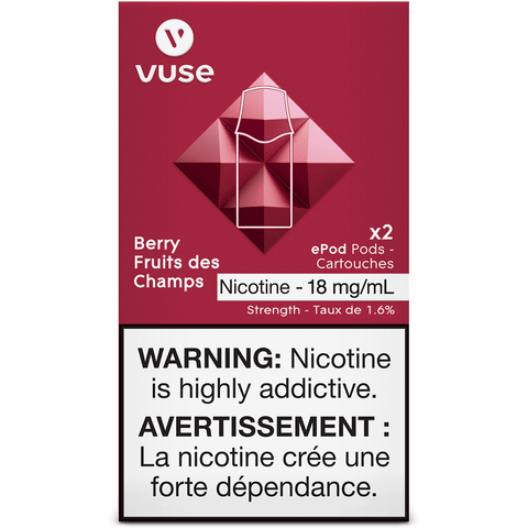 Vuse Alto ePods - Berry (2/Pack) available on Canada online vape shop