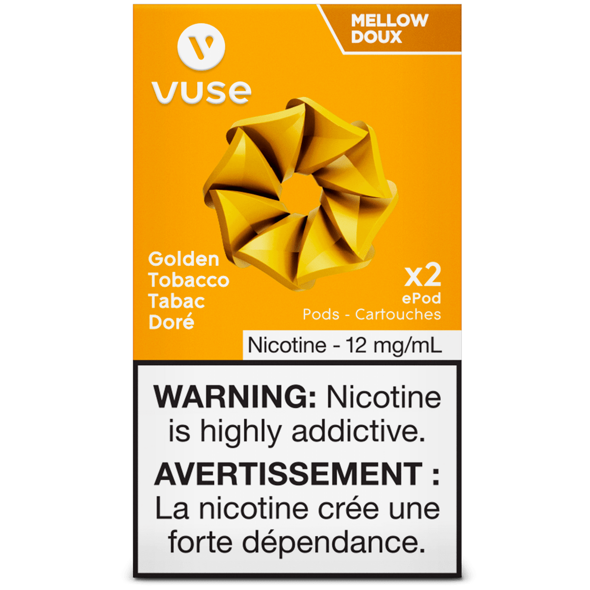 Vuse Alto ePods - Golden Tobacco (2/PK) available on Canada online vape shop