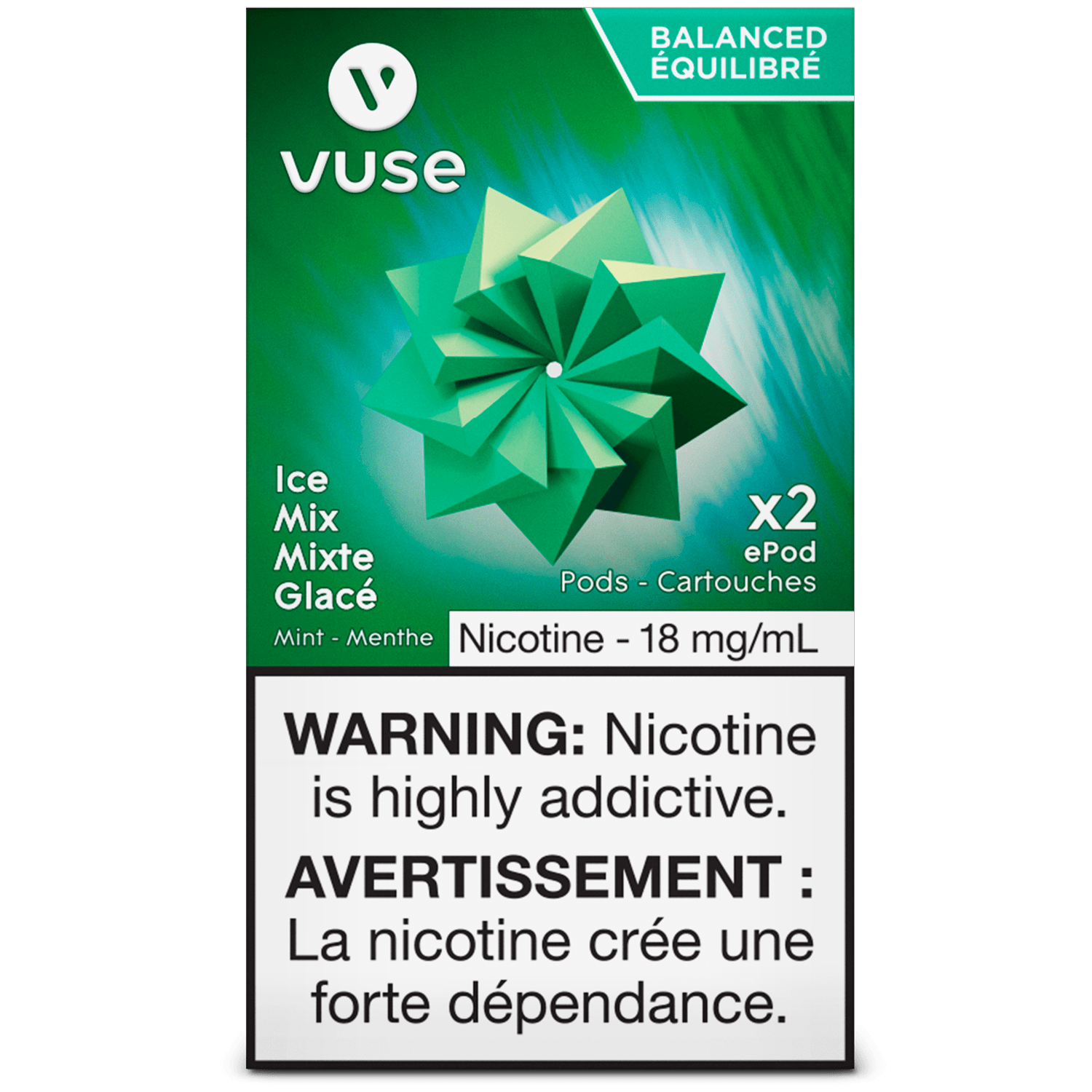 Vuse Alto ePods - Ice Mix (2/PK) available on Canada online vape shop