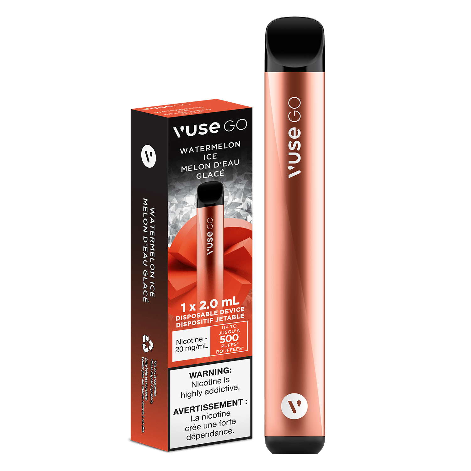 Vuse GO Disposable Vape - Watermelon Ice available on Canada online vape shop
