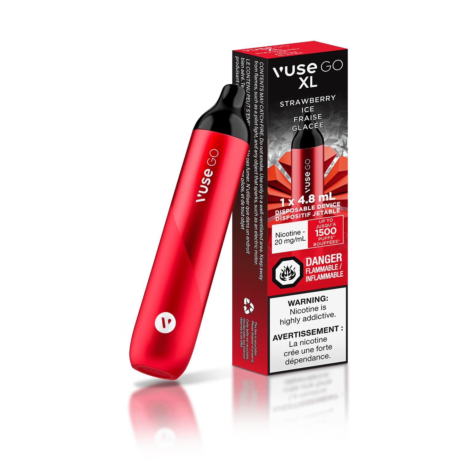 Vuse GO XL Disposable Vape - Strawberry Ice available on Canada online vape shop