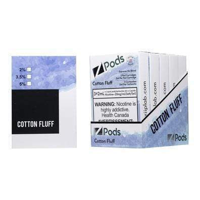 Z Pods S Compatible Pod Pack - Cotton Fluff (3/PK) available on Canada online vape shop
