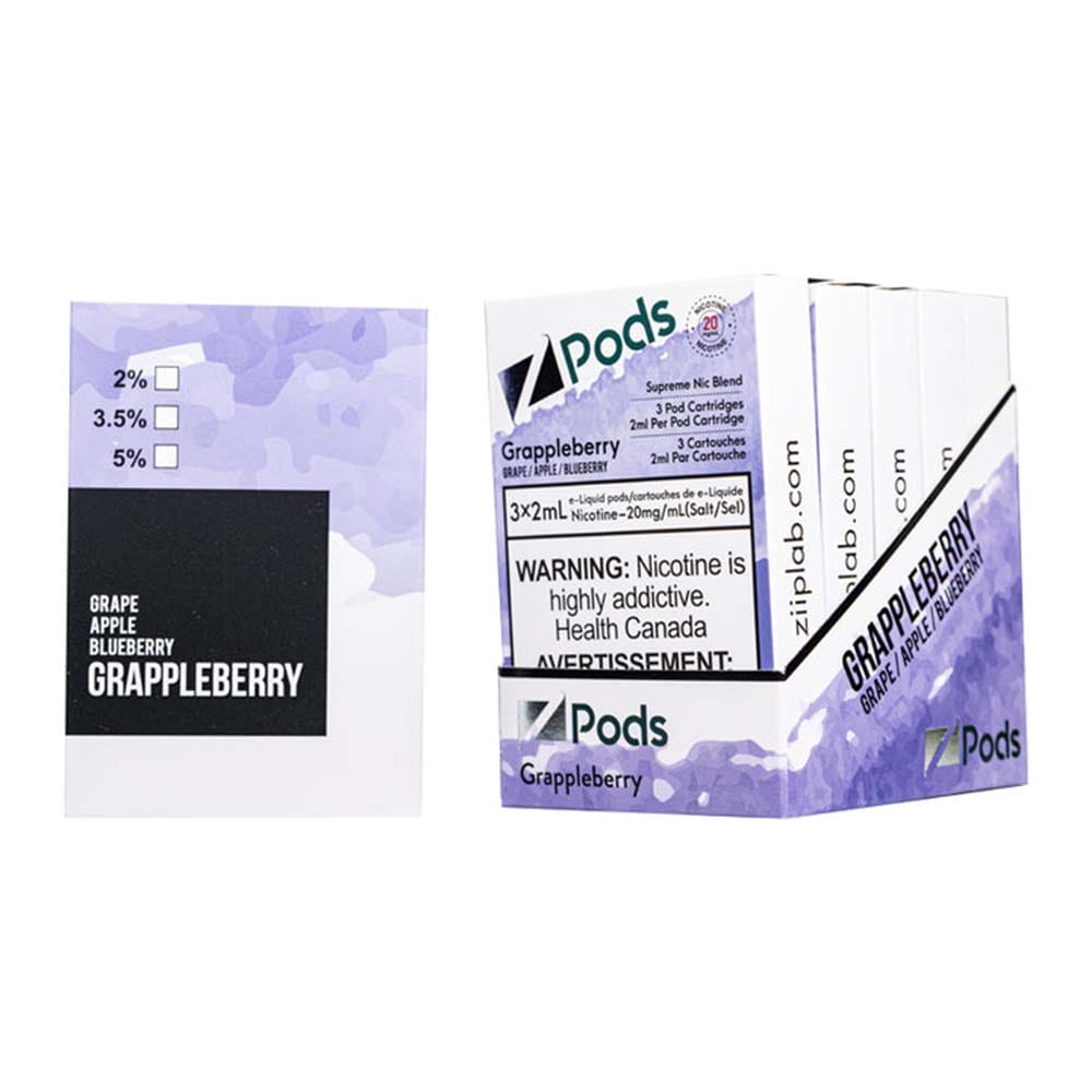 Z Pods S Compatible Pod Pack - Grappleberry (3/PK) available on Canada online vape shop