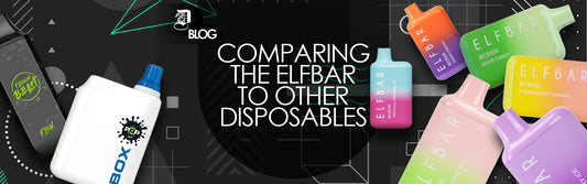 Comparing the elfbar to other disposables blog picture on dragonvape.ca