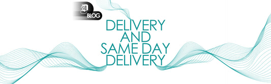 "Delivery and Same day delivery" written on white wallpaper