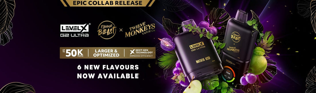 Flavour Beast × 12 Monkeys Level X G2 Ultra Pods: A New Era of Iced Perfection