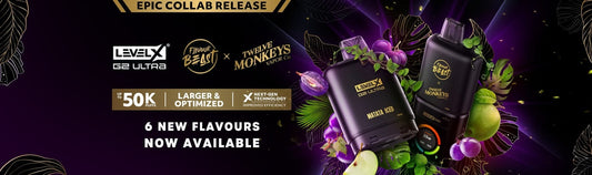 Flavour Beast × 12 Monkeys Level X G2 Ultra Pods: A New Era of Iced Perfection