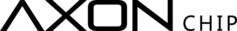 a photo showing AXON Chip by VAPORESSO text in black. white background.