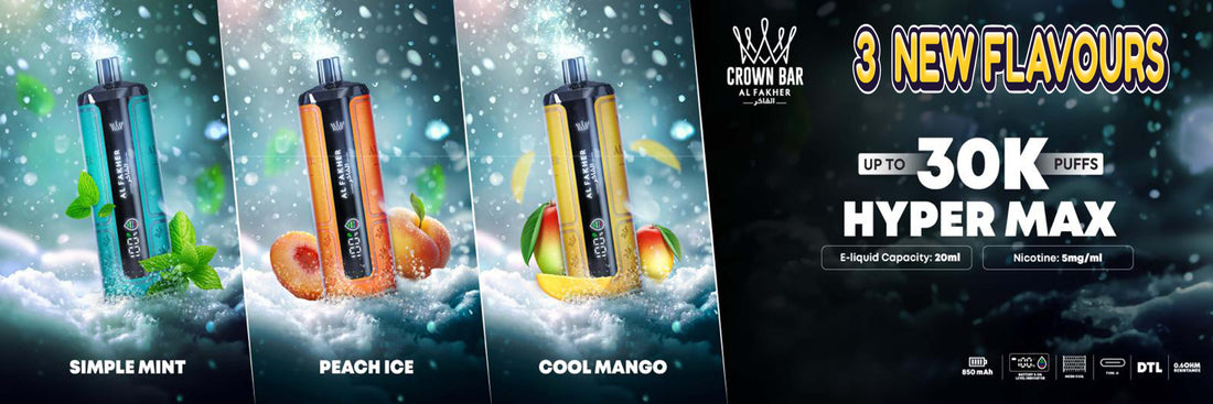 Al Fakher Crown Bar Hyper Max 30K – 30,000 Puff Disposable Vapes